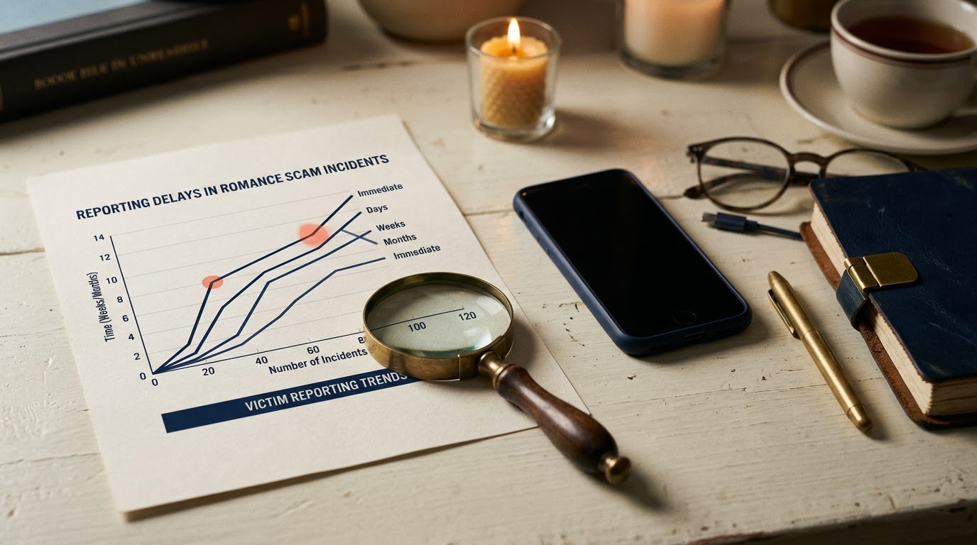 Analysis of Victim Reporting Delays in Online Romance Scam Incidents