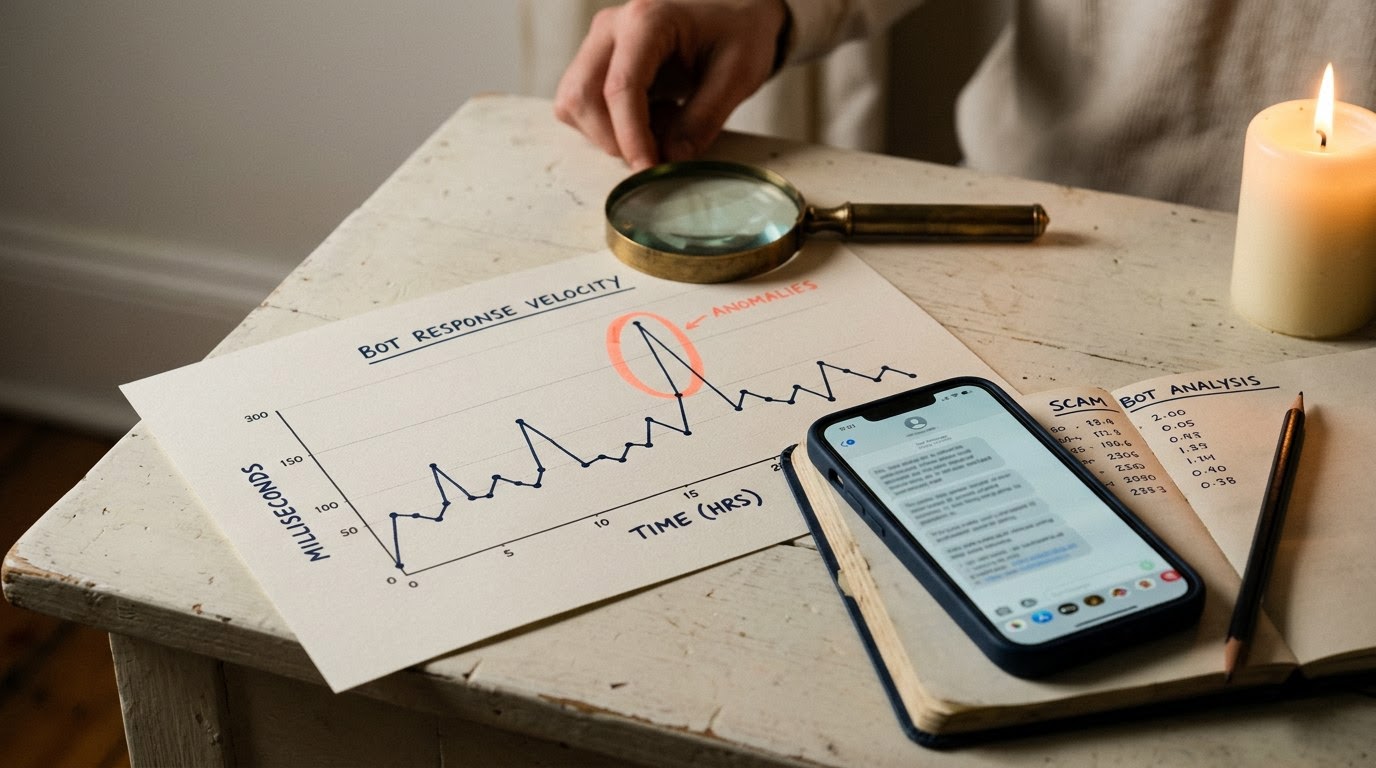 Data Analysis of Automated Bot Response Velocity in Online Romance Scams