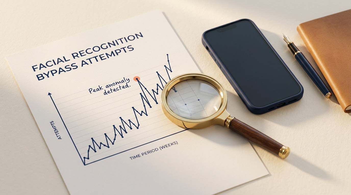 Data Analysis of Facial Recognition Bypass Attempts in Online Dating
