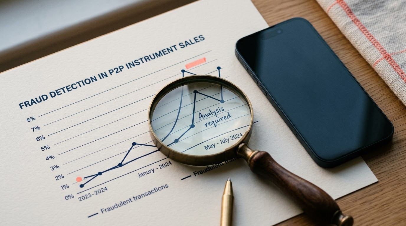 Data Analysis of Fraud in Peer to Peer Musical Instrument Transactions