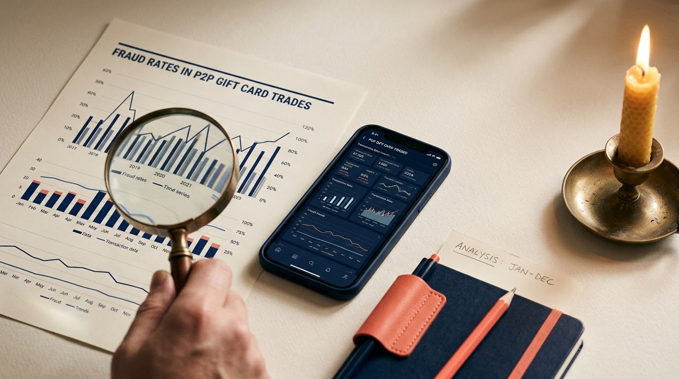 Data Analysis of Fraud Rates in Peer to Peer Gift Card Trades