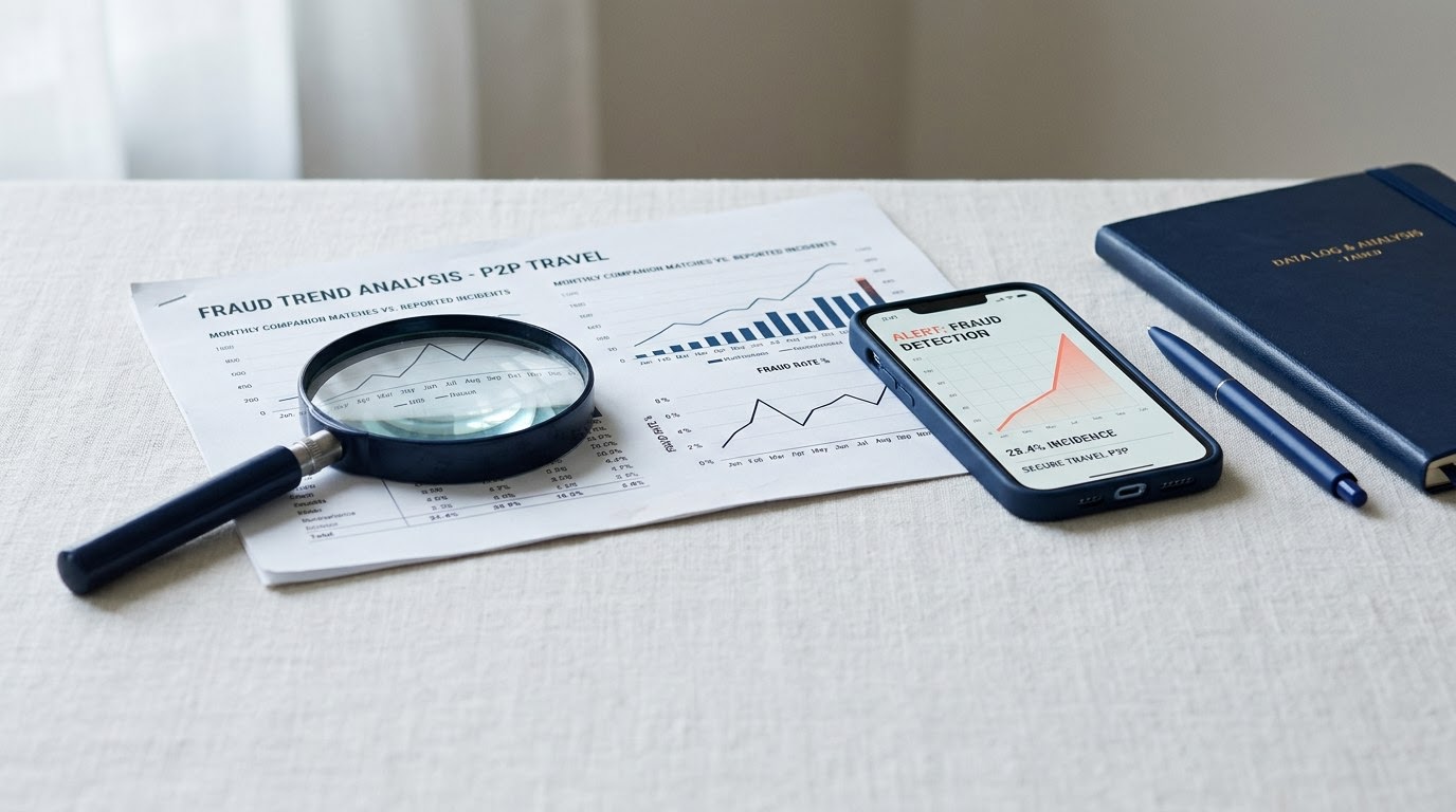 Data Analysis of Fraud Rates in Peer to Peer Travel Companion Services