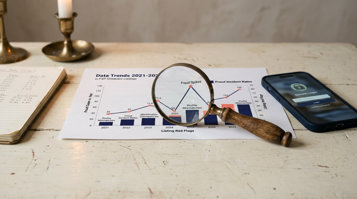 Data Analysis of Identity Fraud in Peer to Peer Childcare Listings