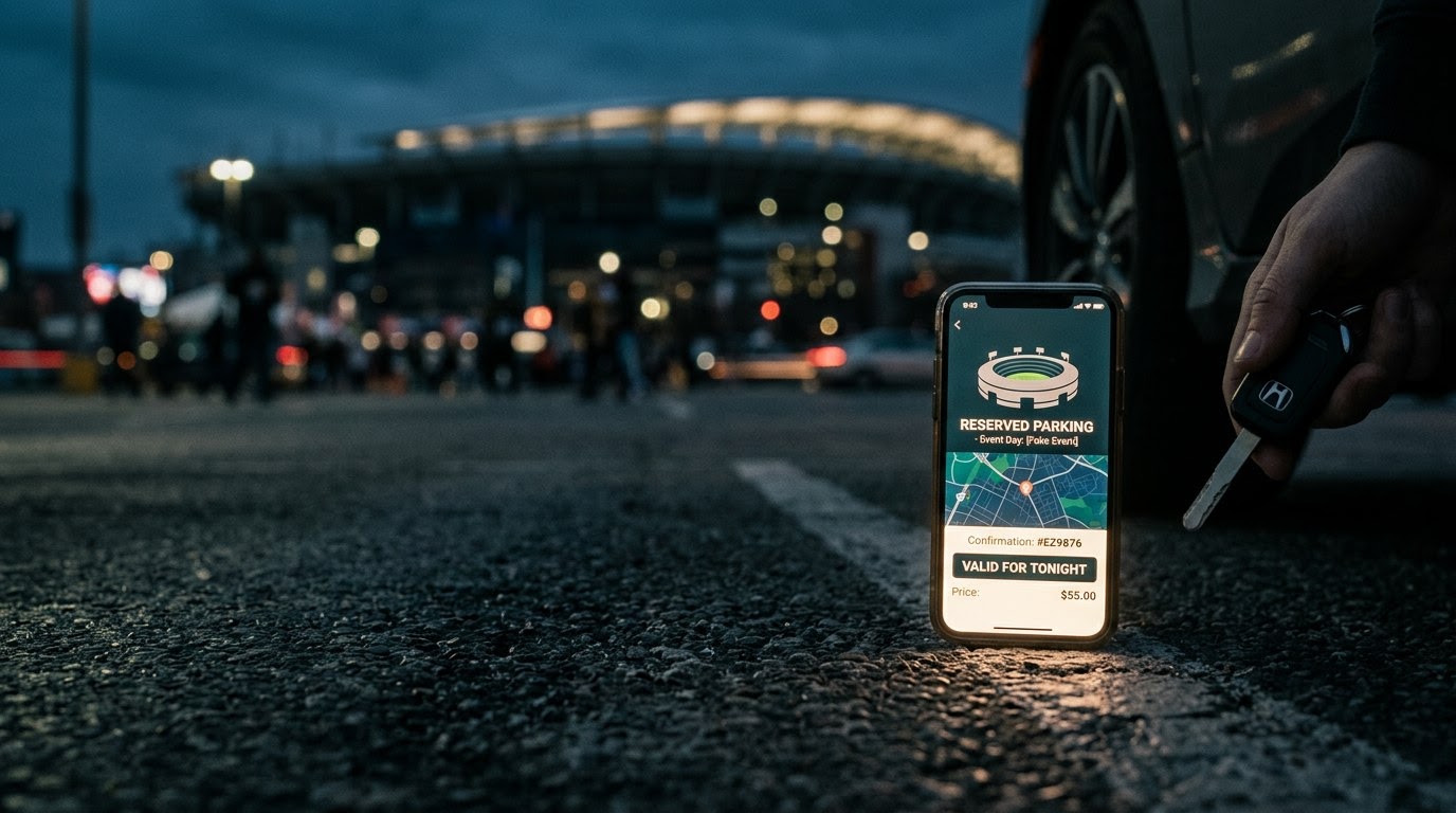 How Fake Event Parking Reservation Scams Target Drivers Near Stadiums