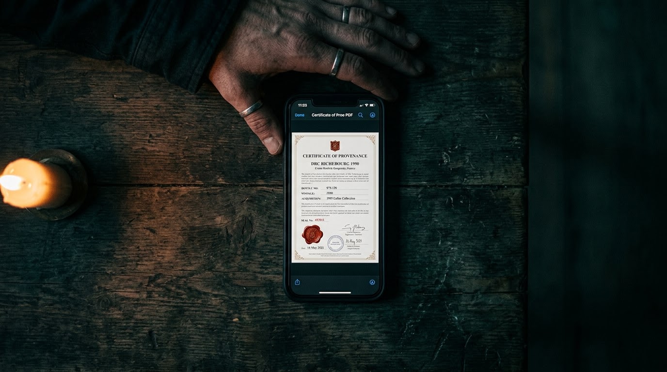How Fake Fine Wine Provenance Certificates Scam Peer Collectors