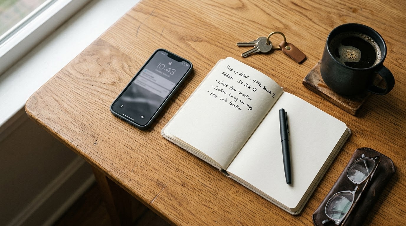 How to Safely Coordinate Home Pickups With Buy Nothing Group Members