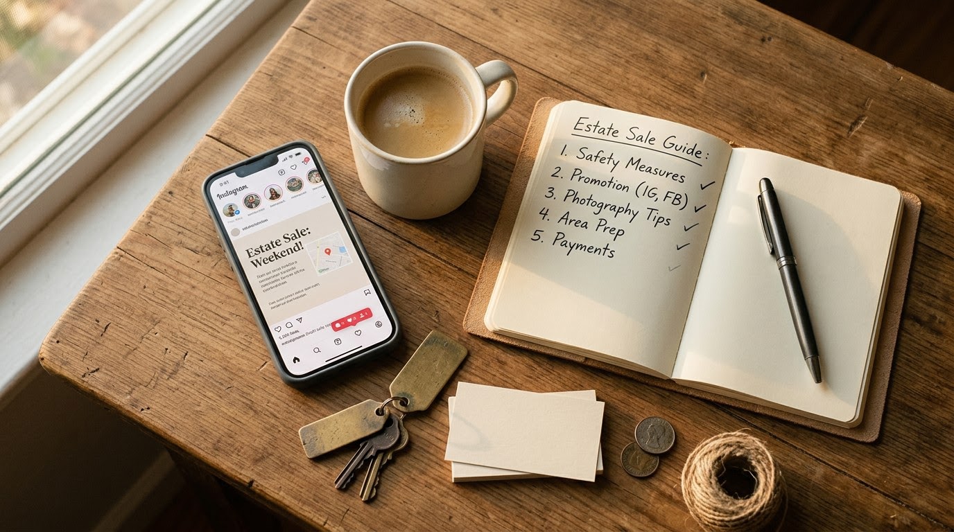 How to Safely Host an Estate Sale Promoted on Social Media