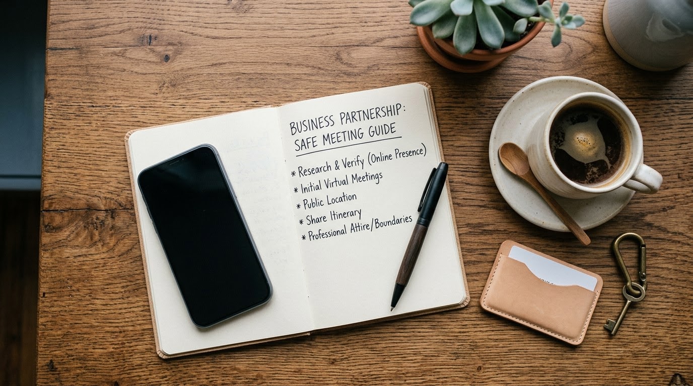 How to Safely Meet a Potential Business Partner Met Online