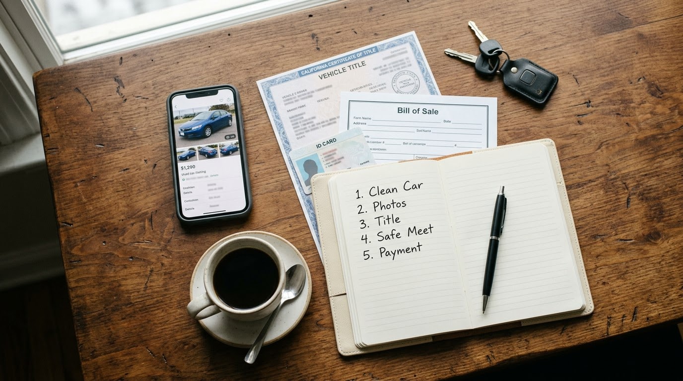 How to Safely Sell a Used Car to a Private Buyer Online
