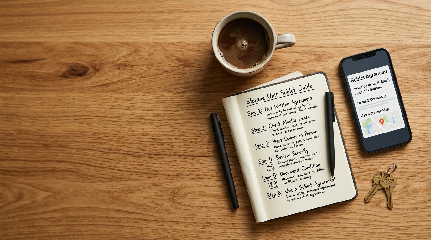 How to Safely Sublet a Storage Unit From a Private Owner