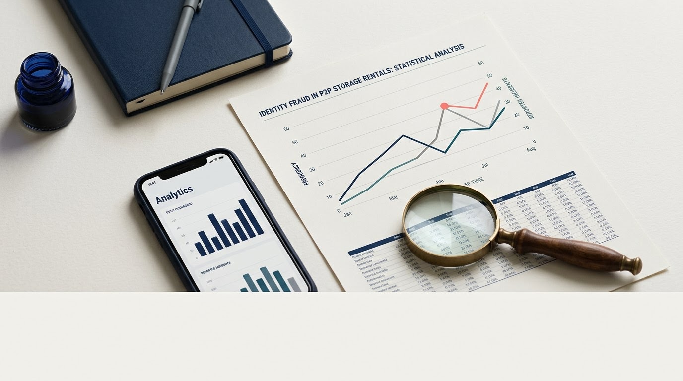 Statistical Analysis of Identity Fraud in Peer to Peer Storage Rentals